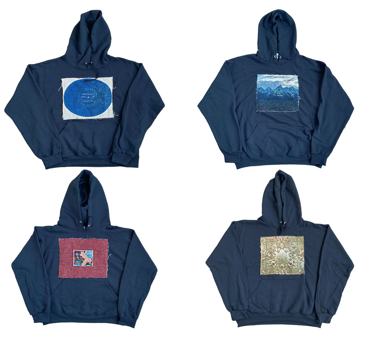 Kanye West Box Logo Hoodies (Black) – Skyco