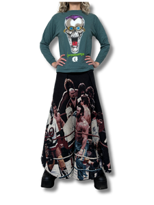 ROYAL RUMBLE MAXI SKIRT