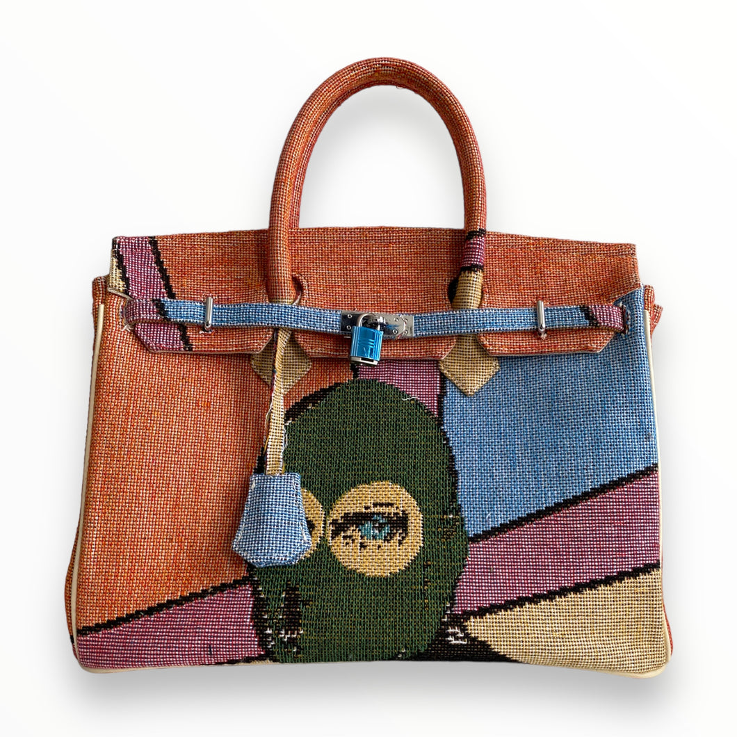 Hermes Birkin Cotton Canvas Tote Bag 